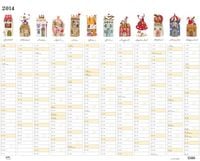 Produktbild: Gro&szlig;er Jahresplaner 2014