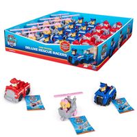Produktbild: Paw Patrol, Deluxe Rettungsflitzer (Deluxe Rescue Racers) mit Rückziehmotor - sortiert -Zufallsauswahl des Charakters