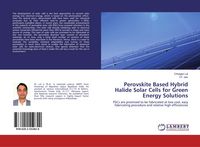 Produktbild: Perovskite Based Hybrid Halide Solar Cells for Green Energy Solutions