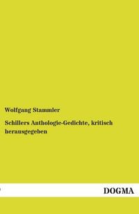 Produktbild: Schillers Anthologie-Gedichte, kritisch herausgegeben