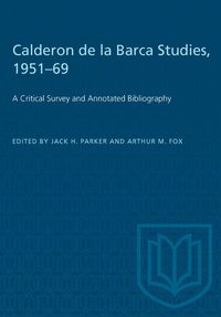 Produktbild: Calderon de la Barca Studies, 1951-69