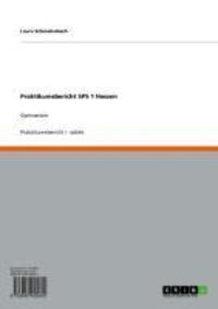 Produktbild: Praktikumsbericht SPS 1 Hessen