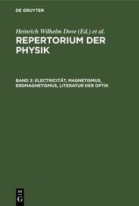 Produktbild: Electricit&auml;t, Magnetismus, Erdmagnetismus, Literatur der Optik