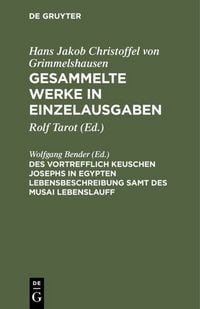 Produktbild: Des Vortrefflich Keuschen Josephs in Egypten Lebensbeschreibung samt des Musai Lebenslauff