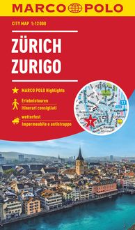 MARCO POLO Cityplan Zürich 1:12 000 
