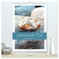 Produktbild: Gl&uuml;ckssteine f&uuml;r Dich - Ein Jahr voll mit H&uuml;hnerg&ouml;ttern (hochwertiger Premium Wandkalender 2027 DIN A2 hoch), Kunstdruck in Hochglanz