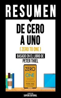 Produktbild: Resumen: De Cero A Uno (Zero To One)