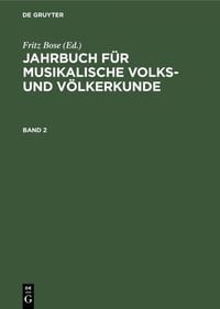 Produktbild: Jahrbuch f&uuml;r musikalische Volks- und V&ouml;lkerkunde. Band 2