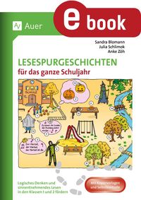 Produktbild: Lesespurgeschichten f&uuml;r das ganze Schuljahr 1/2
