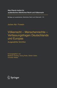Produktbild: V&ouml;lkerrecht &mdash; Menschenrechte &mdash; Verfassungsfragen Deutschlands und Europas