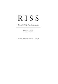 Produktbild: Unterscheiden: Freud / Lacan