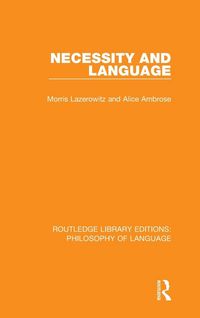 Produktbild: Necessity and Language