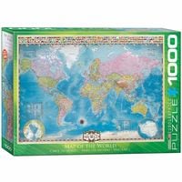Bild vom Artikel Eurographics 6000-0557 - Weltkarte mit Flaggen , Puzzle, 1.000 Teile vom Autor Eurographics