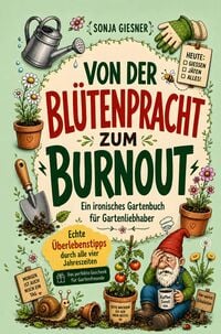 Produktbild: Von der Bl&uuml;tenpracht zum Burnout - Ein ironisches Gartenbuch f&uuml;r Gartenliebhaber