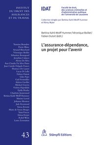Produktbild: L'assurance d&eacute;pendance, un projet pour l'avenir
