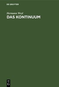 Produktbild: Das Kontinuum