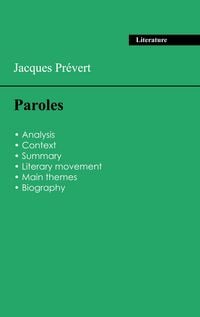 Produktbild: Succeed all your 2026 exams: Analysis of the collection of Jacques Pr&eacute;vert's Paroles