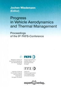 Produktbild: Progress in Vehicle Aerodynamics and Thermal Management