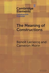 Produktbild: The Meaning of Constructions