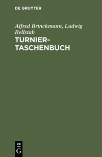 Produktbild: Turnier-Taschenbuch