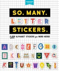 Produktbild: So. Many. Letter Stickers.