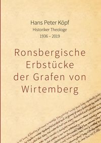 Produktbild: Ronsbergische Erbst&uuml;cke der Grafen von Wirtemberg