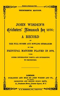 Produktbild: Wisden Cricketers' Almanack 1876