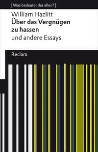 Produktbild: &Uuml;ber das Vergn&uuml;gen zu hassen und andere Essays