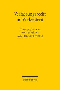 Produktbild: Verfassungsrecht im Widerstreit