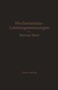 Produktbild: Wechselstrom-Leistungsmessungen