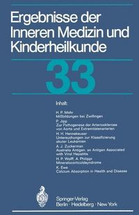 Produktbild: Ergebnisse der Inneren Medizin und Kinderheilkunde