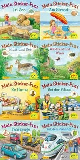 Produktbild: Pixi-8er-Set 234: Pixis neue Sticker-B&uuml;cher (8x1 Exemplar)