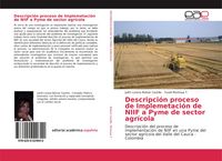 Produktbild: Descripci&oacute;n proceso de Implemetaci&oacute;n de NIIF a Pyme de sector agr&iacute;cola