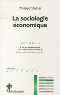 Produktbild: La sociologie &eacute;conomique