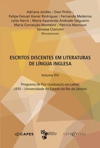 Produktbild: Escritos discentes em literaturas de l&iacute;ngua inglesa Volume XVI