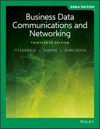 Produktbild: FitzGerald, J: Business Data Communications and Networking
