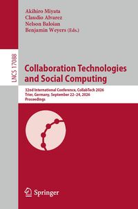 Produktbild: Collaboration Technologies and Social Computing
