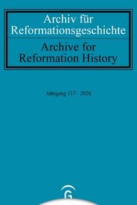 Produktbild: Archiv f&uuml;r Reformationsgeschichte &ndash; Aufsatzband