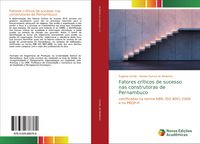 Produktbild: Fatores cr&iacute;ticos de sucesso nas construtoras de Pernambuco