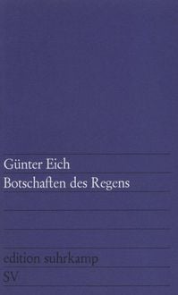 Produktbild: Botschaften des Regens
