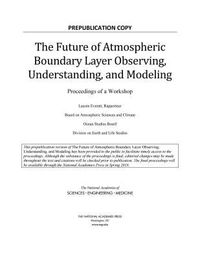 Produktbild: The Future of Atmospheric Boundary Layer Observing, Understanding, and Modeling