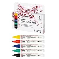 Produktbild: KREUL Glass & Porcelain Pen Classic 5er Set