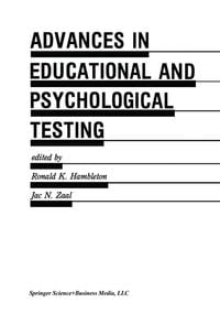 Produktbild: Advances in Educational and Psychological Testing: Theory and Applications