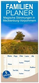 Produktbild: Familienplaner 2027 - Magische Stimmungen in Mecklenburg-Vorpommern mit 5 Spalten (Wandkalender, 21 x 45 cm) CALVENDO