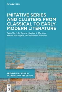 Produktbild: Imitative Series and Clusters from Classical to Early Modern Literature
