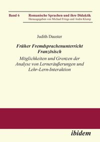 Produktbild: Dauster, J: Fr&uuml;her Fremdsprachenunterricht Franz&ouml;sisch. M&ouml;gl