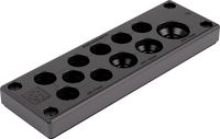 Produktbild: LAPP SKINTOP&reg; MULTI Version 4 Mehrfachkabeldurchf&uuml;hrungsplatte Klemm-&Oslash; (max.) 20 mm Plattenst&auml;rke (max.) 14 mm Polycarbonat 1 St.