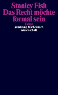 Produktbild: Das Recht m&ouml;chte formal sein