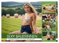 Produktbild: Sexy B&auml;uerinnen - Nackte Frauen auf dem Bauernhof (Wandkalender 2027 DIN A3 quer), CALVENDO Monatskalender