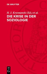 Produktbild: Die Krise in der Soziologie